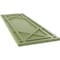 Ekena Millwork True Fit PVC Bungalow Fixed Mount Shutters, Moss Green, 18W x 59H, PR TFP001BG18X059MG - alternate 9